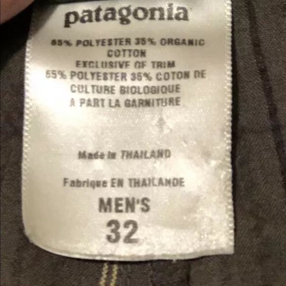 Patagonia Men’s Organic Shorts - Brown Check Sz 32 - Picture 9 of 9